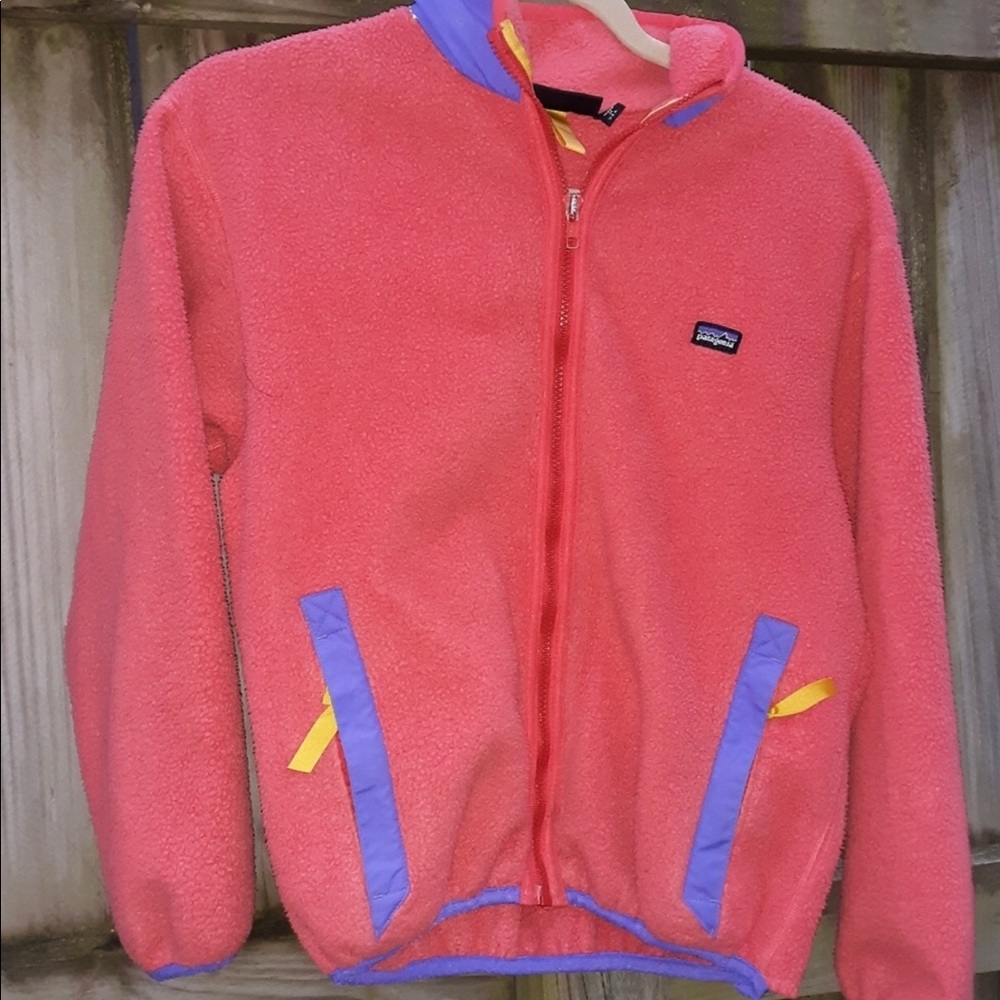 Pink Patagonia Fleece Jacket